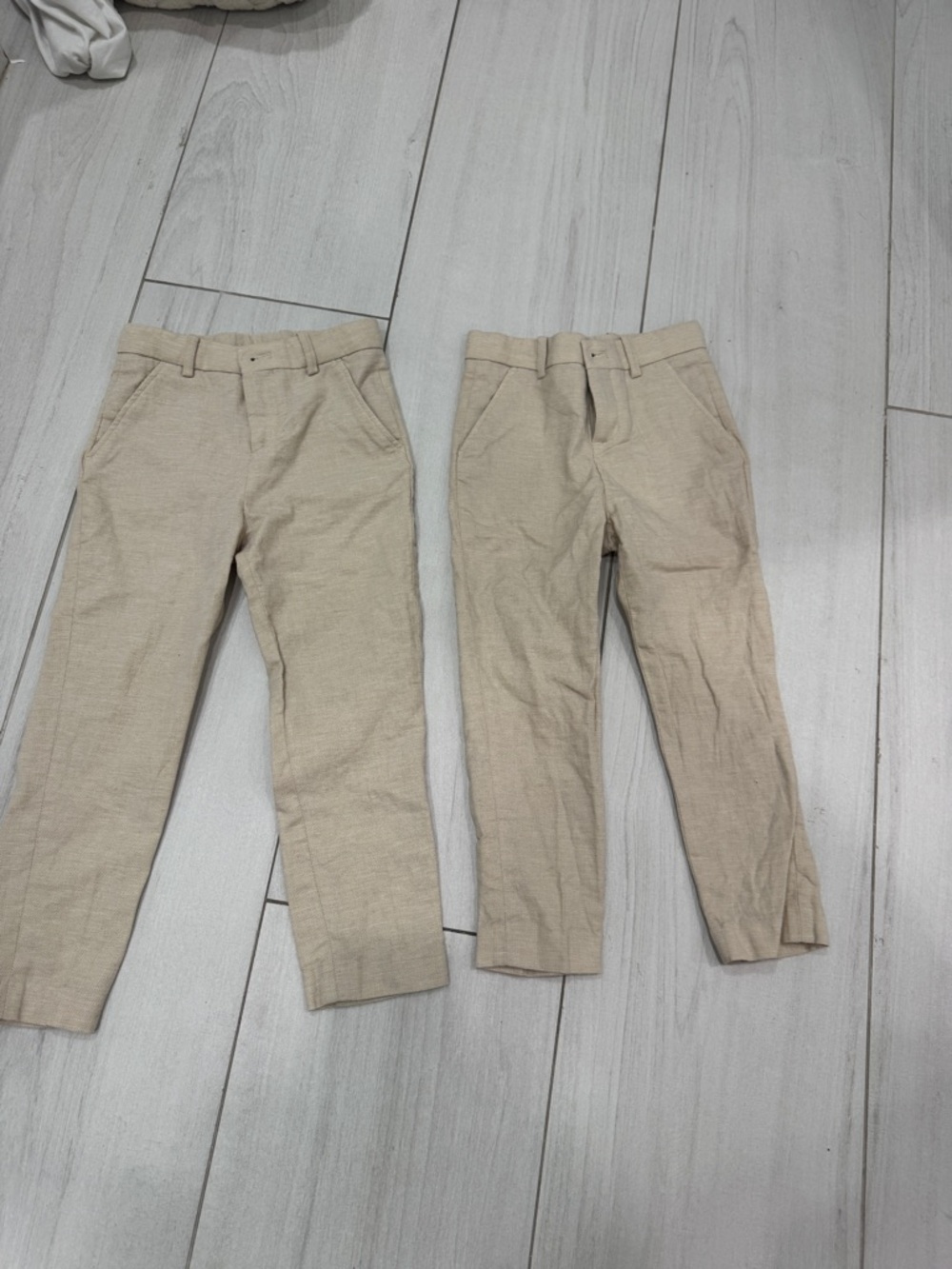 Little boys  Classic Slim Dress Pants in Beige
